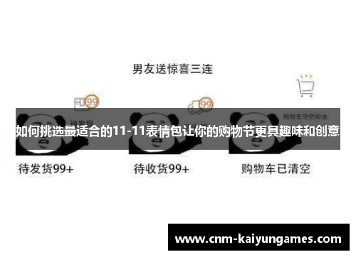 如何挑选最适合的11-11表情包让你的购物节更具趣味和创意